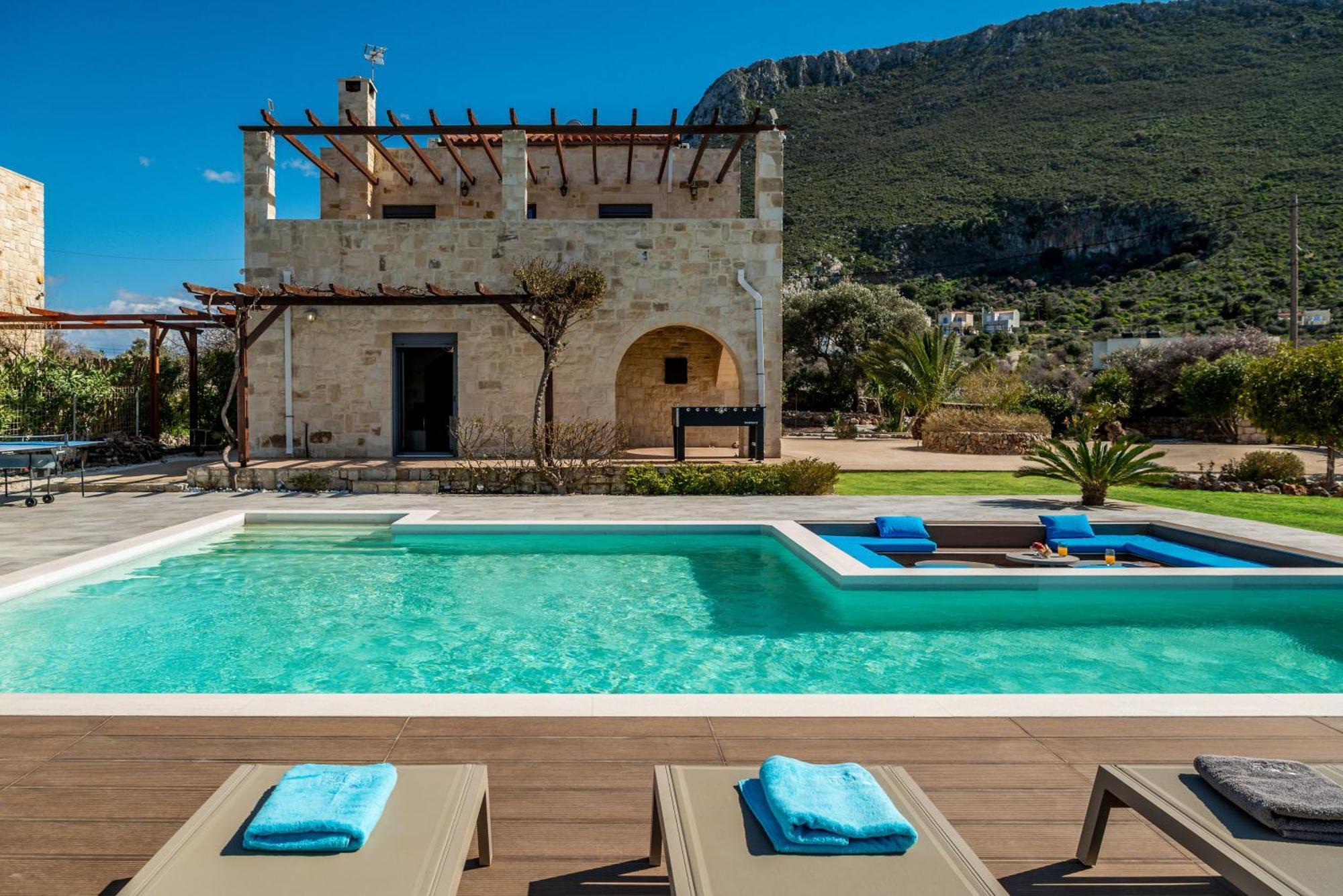 Villa Gloria Seaview - Luxury & Family Kokkino Chorio Ngoại thất bức ảnh