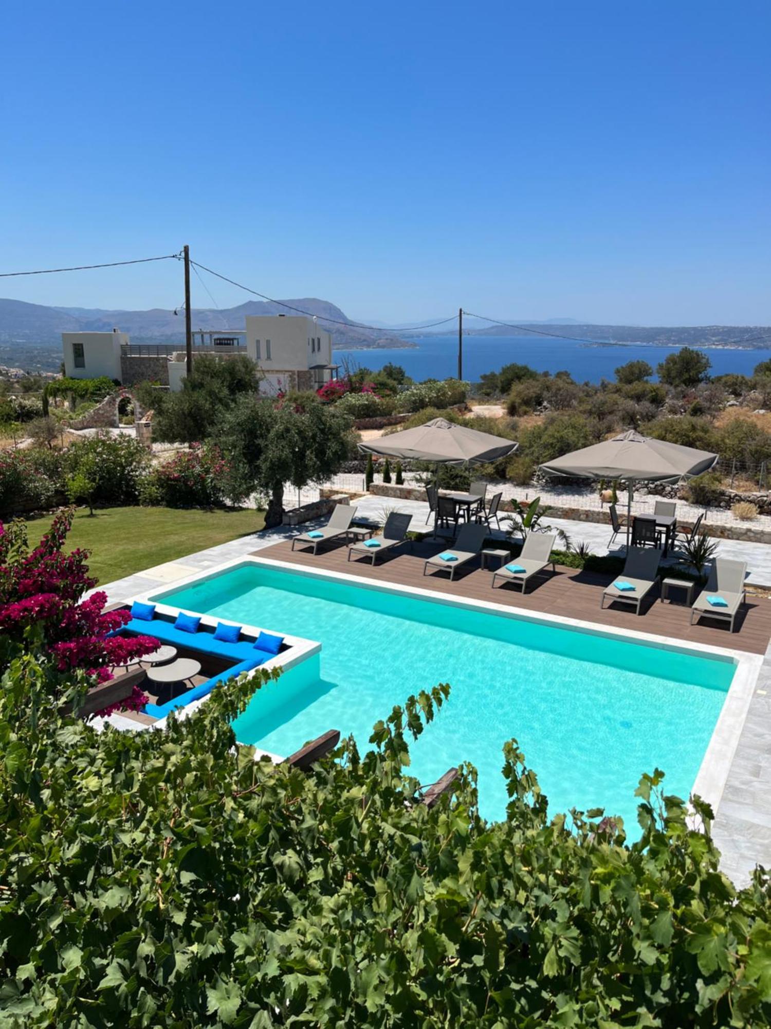 Villa Gloria Seaview - Luxury & Family Kokkino Chorio Ngoại thất bức ảnh